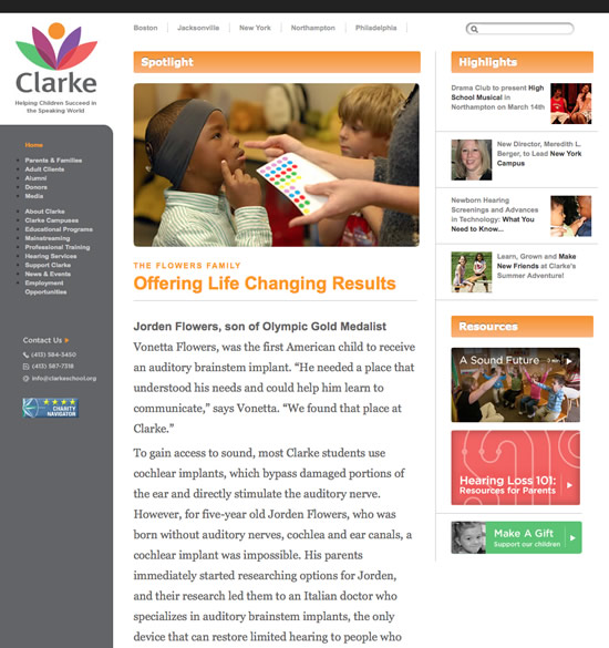 Clarke School Website